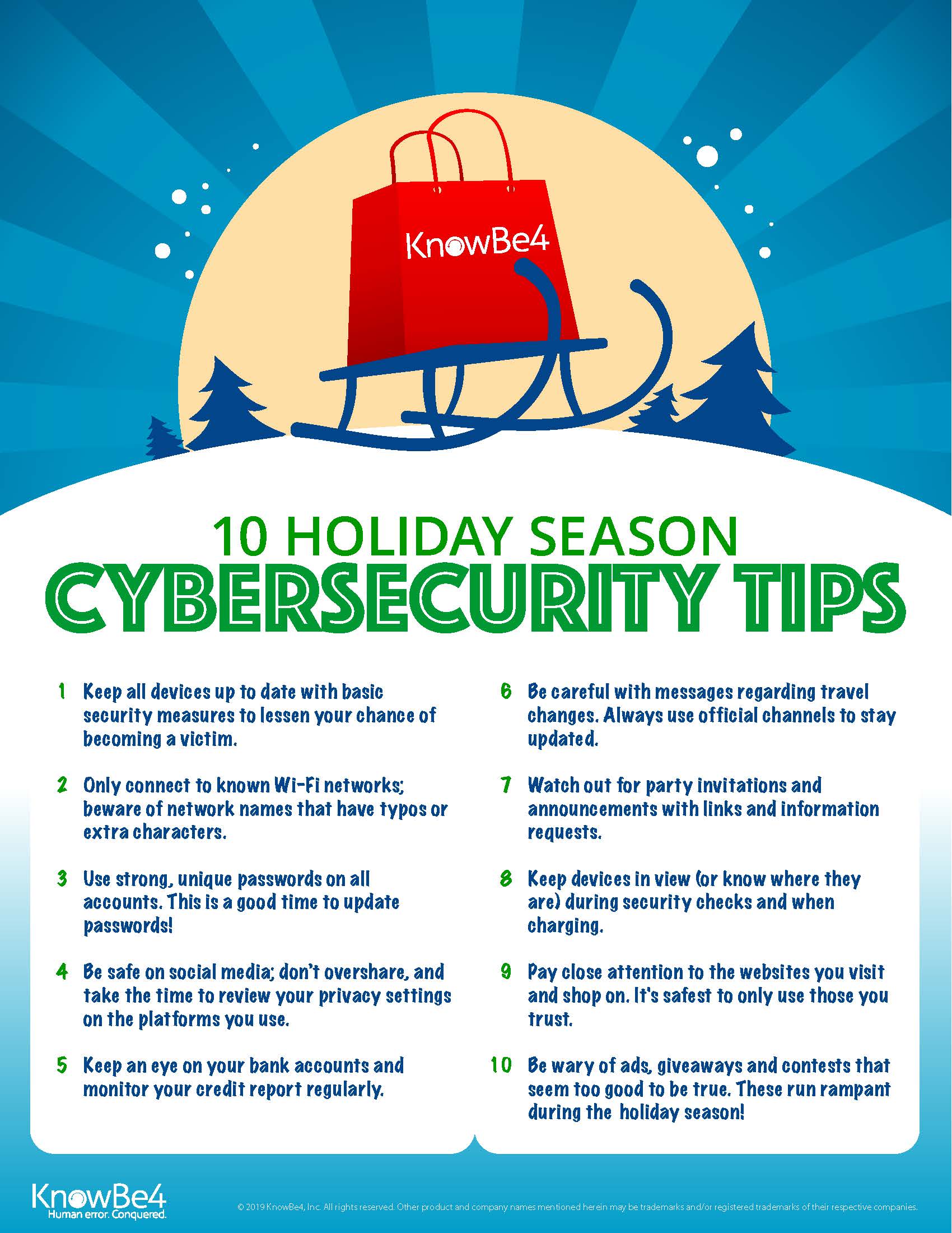 Cybersecurity tips for Holidays