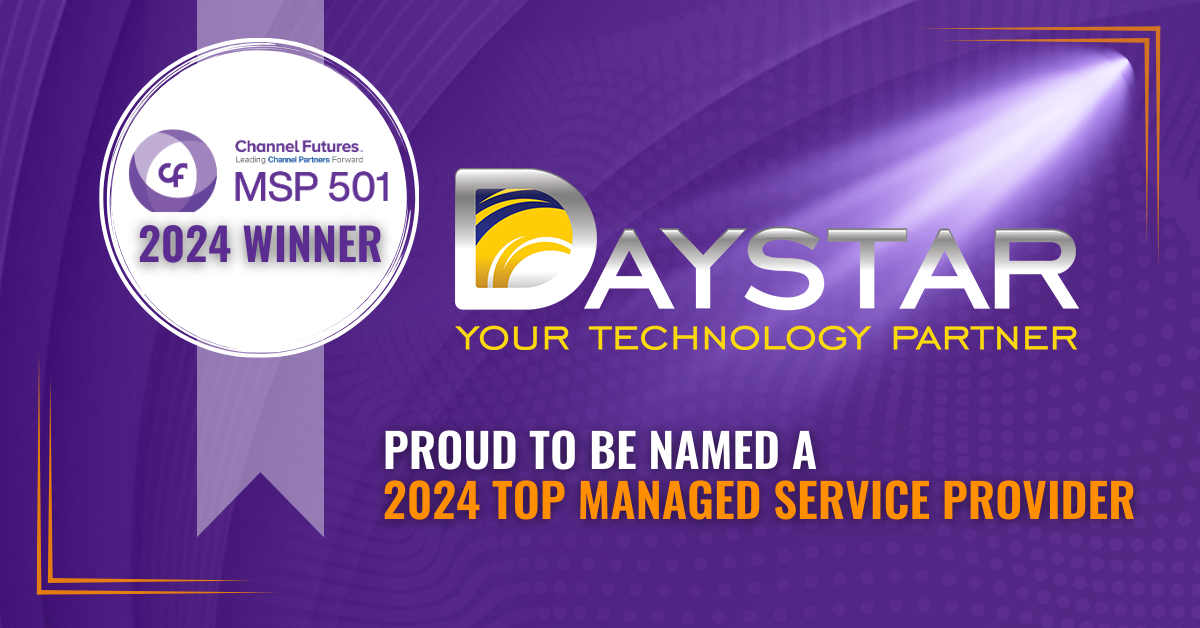 2024 MSP 501 Winner Daystar - Your Technology Partner